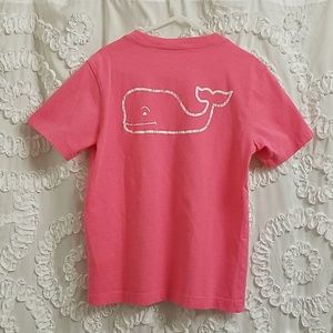 Kids Pink Vineyard Vines Short Sleeve T Shirt